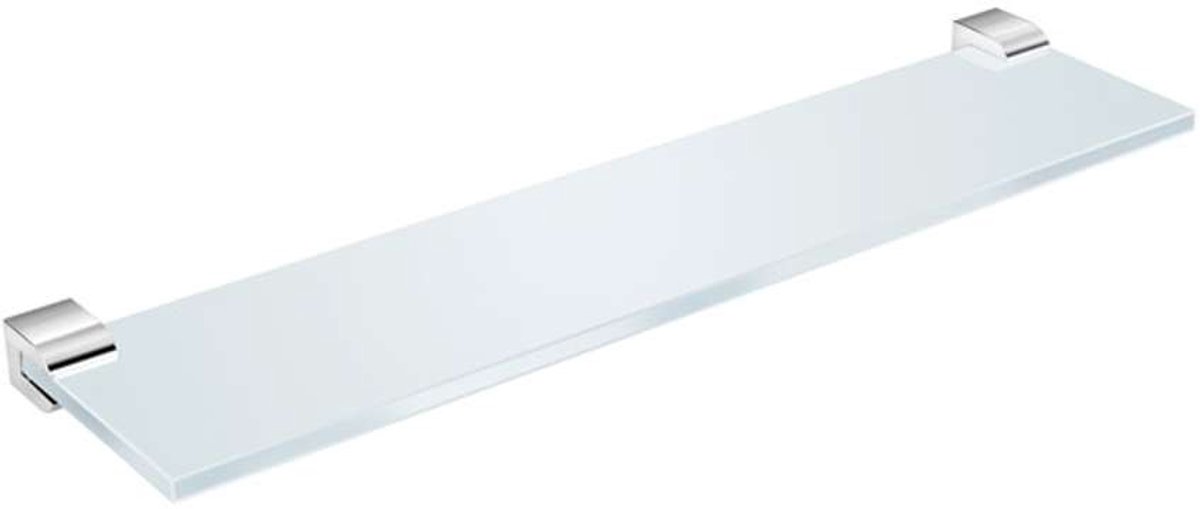 Jika Pure - Glazen planchet 40 cm, chroom H3853B10040001