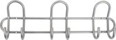 HOME It® kapstok met 3 haken Ø8 mm x 40 × 6,5 x 13 cm satijn