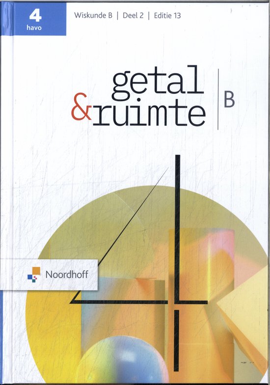 Getal & Ruimte 4 havo wiskunde b Leerboek 2 - cover