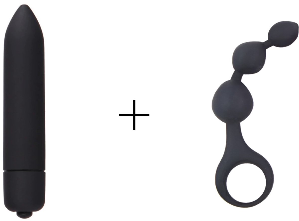 Happy Tears - Duo Noir Minis - Duo seksspeeltjes - Sex toys voor vrouwen - Sex toys voor mannen - Sex toys voor koppels - Vibrator - anaal
