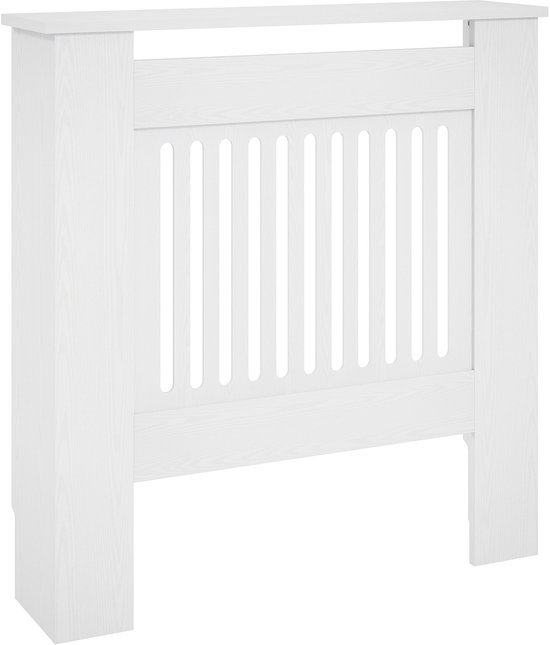 HOMCOM-Heizkörperverkleidung-Spanplatte, MDF-78L x 19B x 81H cm-Weiß