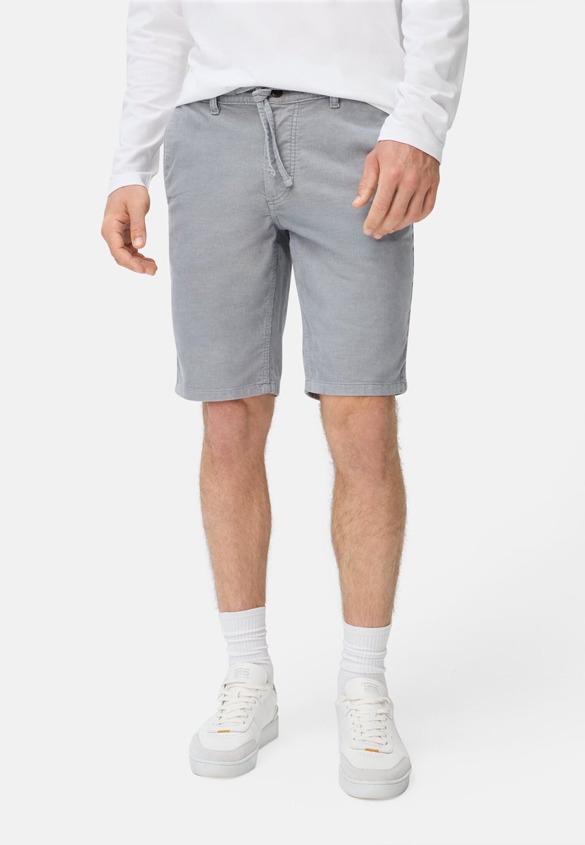 camel active Relaxed fit shorts in katoen-polyester mix - Maat menswear-33IN - Inktblauw