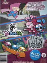 Jetix DVD Box 1 - 3 DVD's met Sonic-X, Action Man, Dennis de
