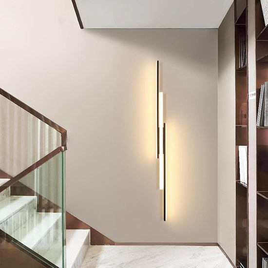Wandlamp Zwart LED Minimalistisch Design voor Binnengebruik - Belleza