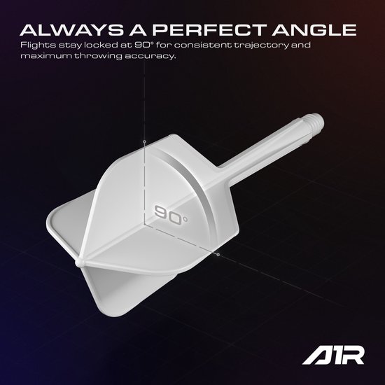 GOAT Air White NO6 - Dart Flights Medium van GOAT — afbeelding 2