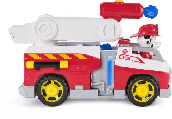 PAW Patrol - Brandweerredding - Marshall's Brandweerwagen - speelgoedauto met speelfiguur van PAW Patrol — afbeelding 4