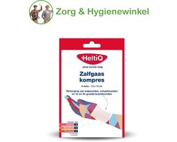 HeltiQ Zalfgaaskompres - 7,5 x 10cm - 6 - 6 stuks