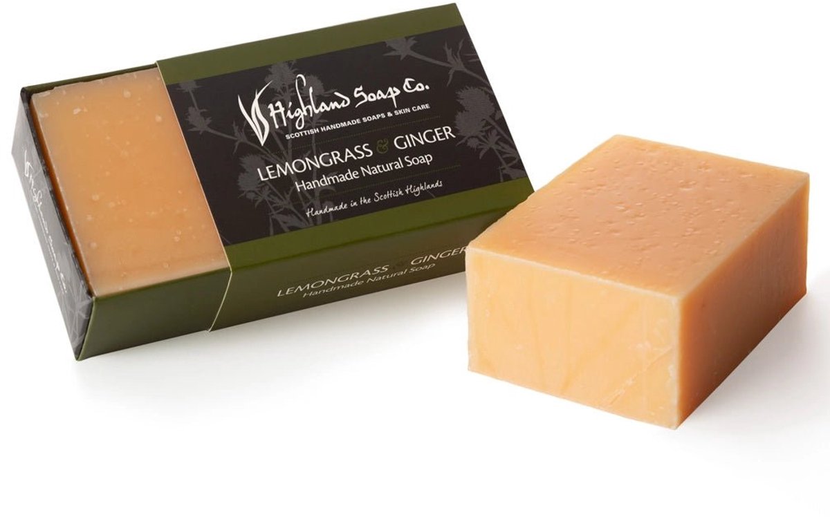 Lemongrass & Ginger – Fris & Pittig - Ambachtelijke Zeep 190g