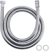 Tuyau de douche flexible en acier inoxydable et Ibenzoa® avec conception anti-pliage, longueur 150 cm