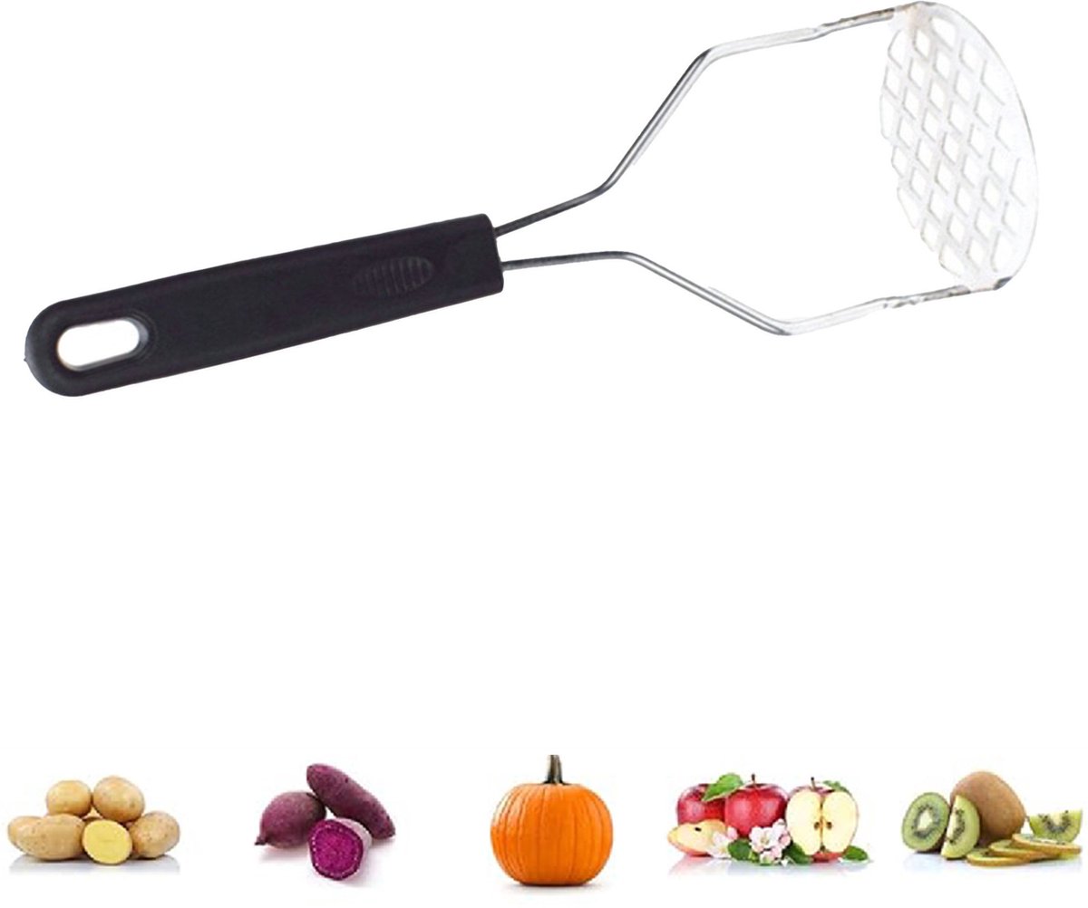 RVS Aardappelstamper - Knoflookpers - Keukengerei - Makkelijk Aardappelpuree Maken