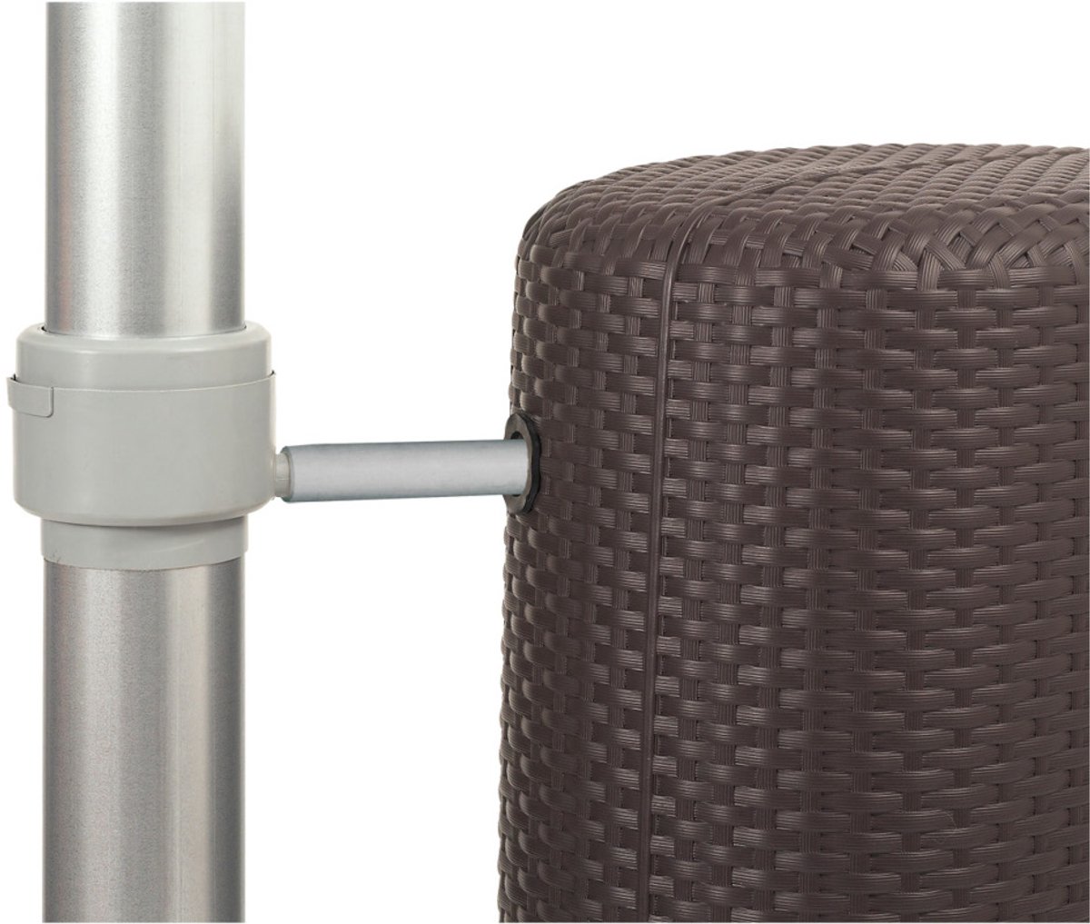 Garantia Collecteur d'eau de pluie DN 70-100 gris incl. cartouche filtrante