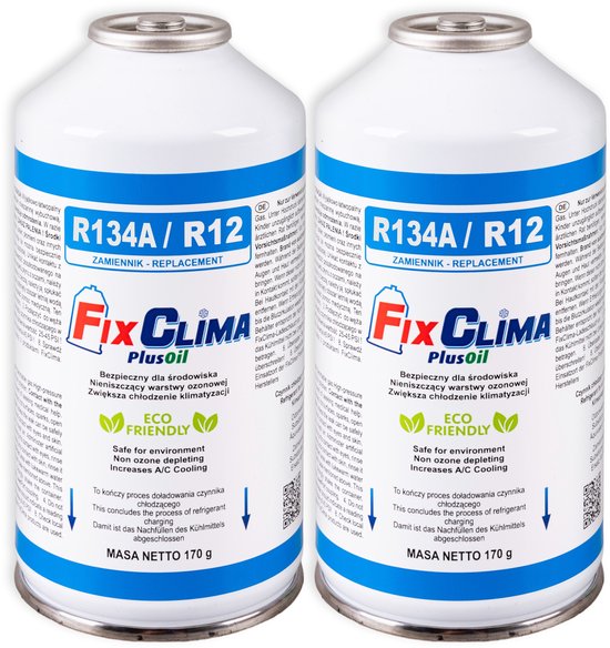 Foto: 2x airconditioning vulgas r134a vloeistof