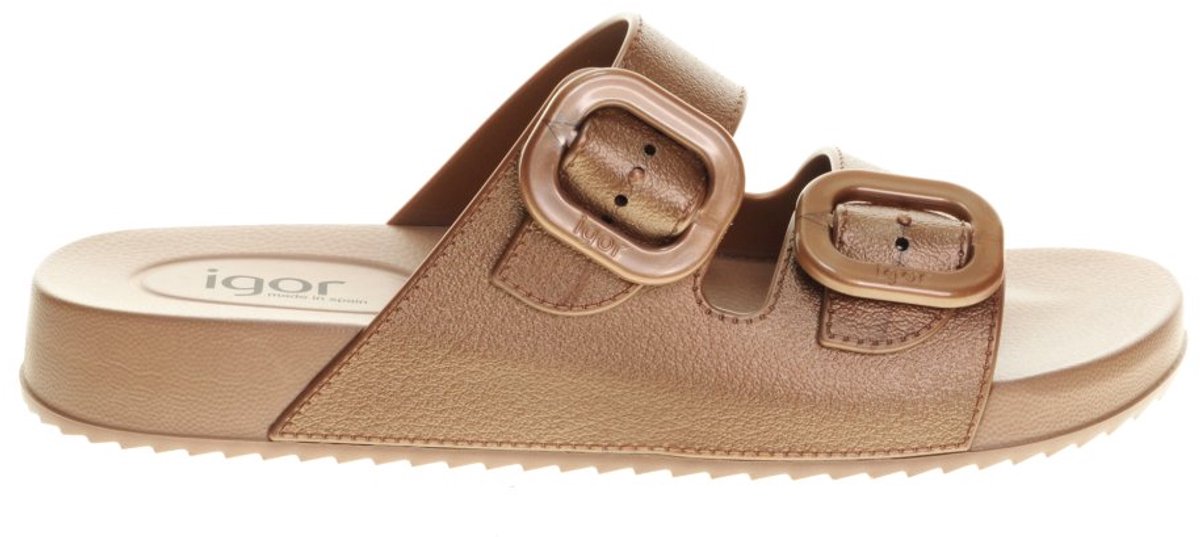 Brons Metallic Slipper Igor maat 38