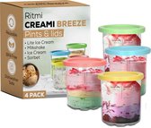 IJsbekers voor Ninja Creami NC300 – Ritmi - Ijsmaker – Ijsvormpjes – Milkshake Beker – IJs Maken - Multi Color