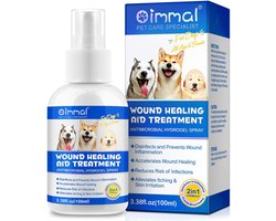 WOUND HEALING AID TREATMENT - wondspray voor de hond - desinfecteert en voorkomt ontsteking - bevordert wondherstel - reduceert infectie risico - verlicht jeuk en huid irritatie - 100 ml