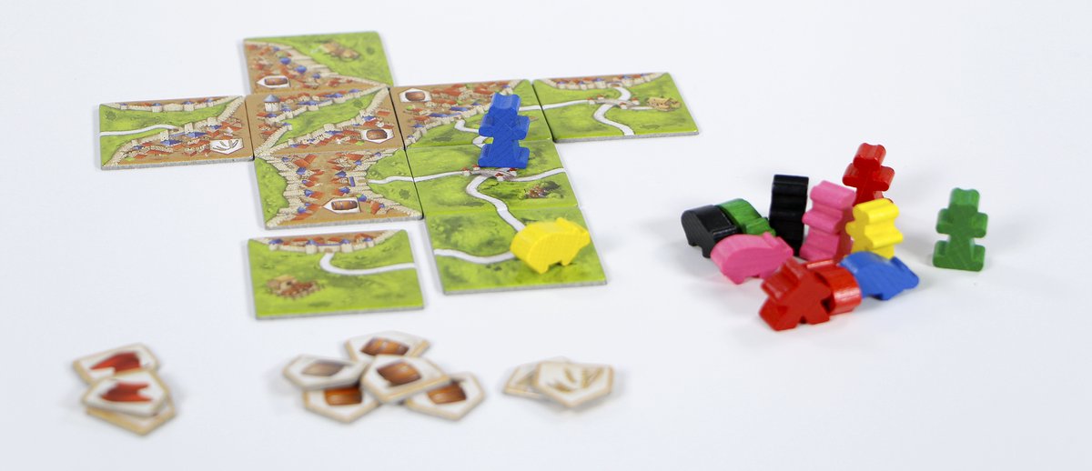 999 Games - Carcassonne: Kooplieden & Bouwmeesters - Uitbreiding 2 - Nieuwe Versie - NL -EN — afbeelding 5