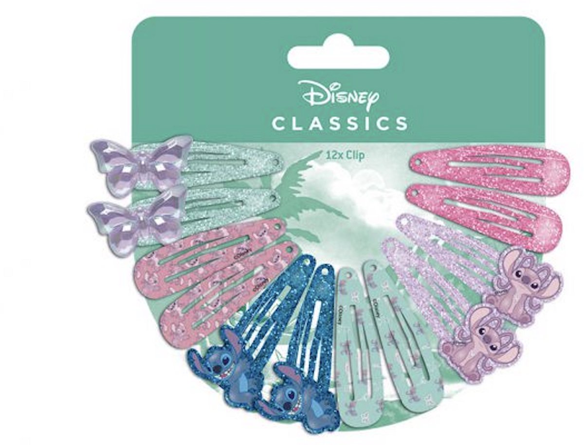HAAR SET LILO & STITCH - 12 x HAARSPELD met
