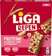 LIGA Proteine Reep Cranberry & Noten 8 x 160g - notenrepen - Tussendoortjes - Sport - Eiwitreep