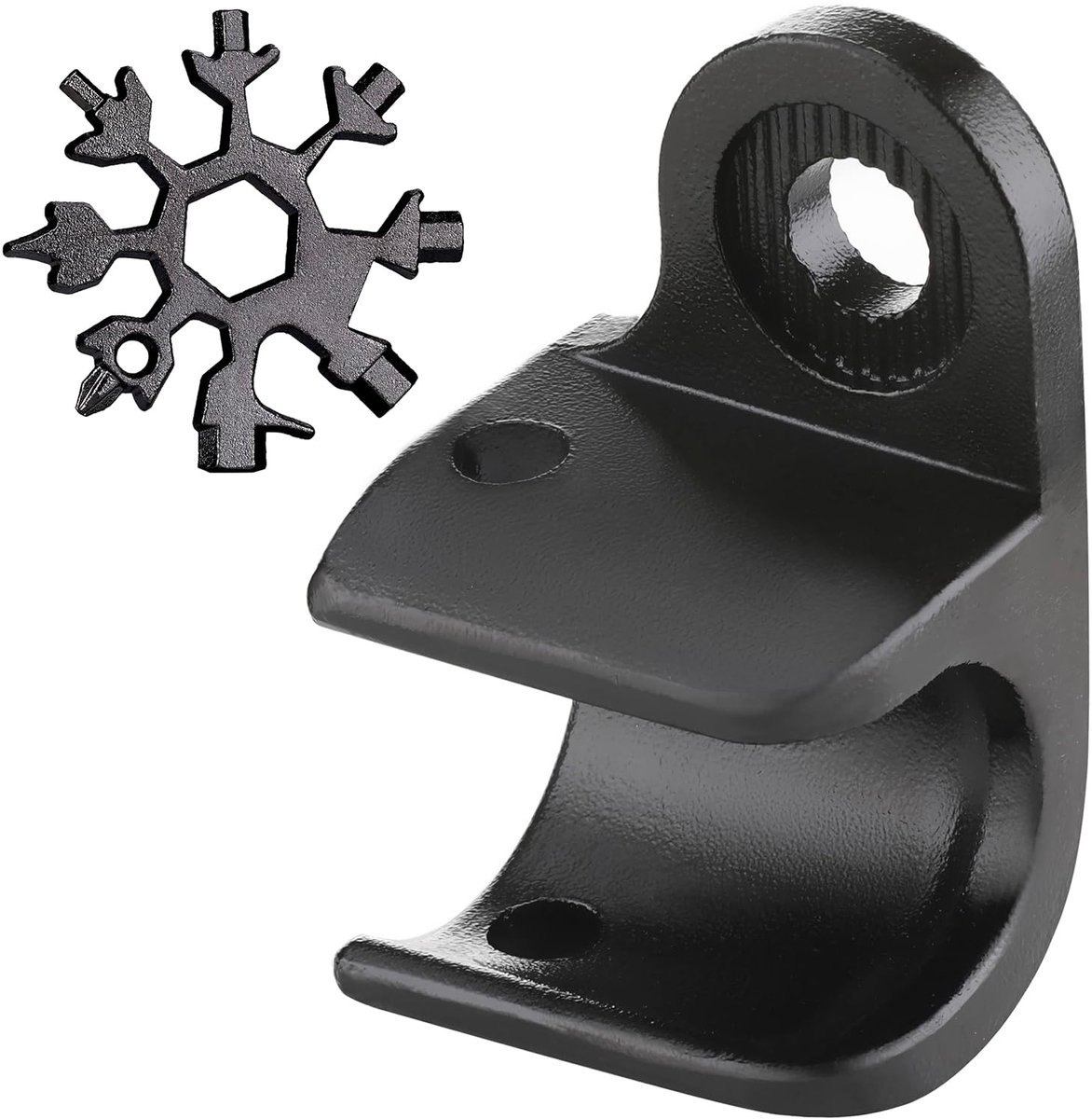 Fietskar koppeling - adapter voor aanhanger - zwart - multifunctioneel