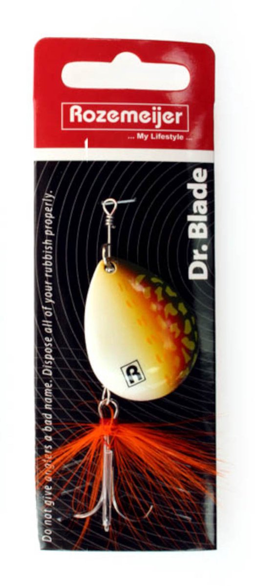 Rozemeijer Dr. Blade 5Gr Size 4 Spinner - Speckled Hot Pike van Rozemeijer — afbeelding 2