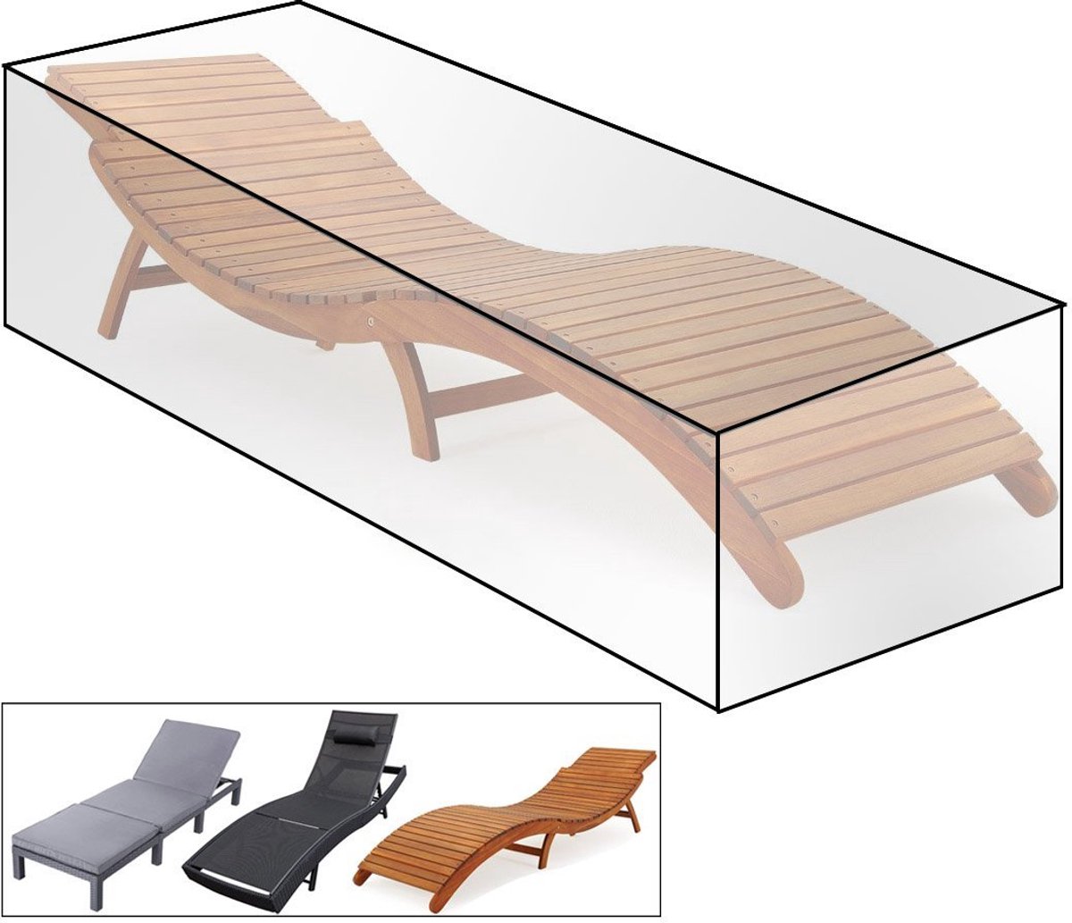 warraich-Transparante beschermhoes voor zonnebank (218x77x55 cm) – UV-bestendig en stofwerend