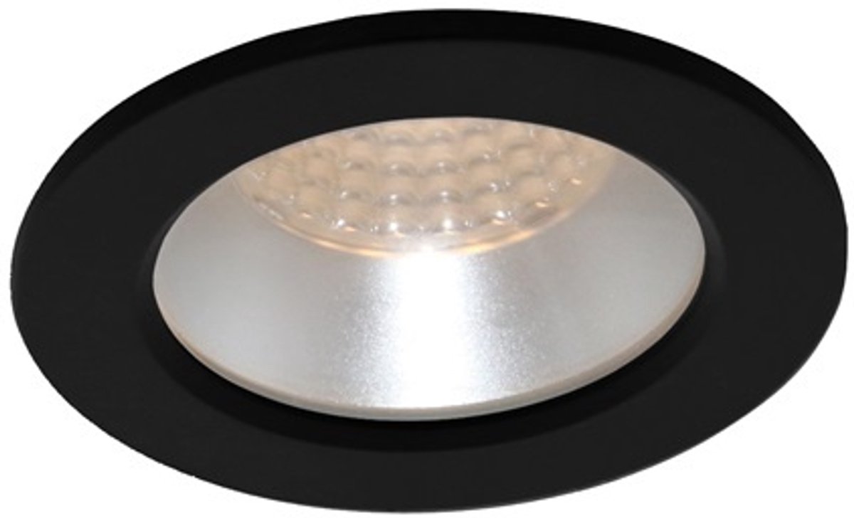 IMBER inbouwspot GU10 70mm IP44 zwart
