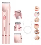 3 in 1 Ladyshave voor Vrouwen - Elektrisch Scheerapparaat - Waterdicht - Epilator - Bikinitrimmer - Trimmer vrouw - Smooth Scheerapparaat