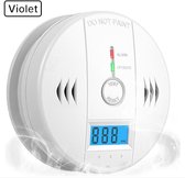 1 stuks - Koolmonoxidemelder - Werkt op batterijen - Koolmonoxidemelder - Met digitaal LED-display - CO-melder - Met kunstmatig alarmgeluid en testknop - Geschikt voor thuis, restaurant, hotel, kantoor