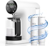Ecoviva WP-RO-200G Waterfilter - Omgekeerde Osmose Waterfiltratiesysteem - 4-Stappen Waterfilter - 3:1 Zuiver Water tot Afvalwater Verhouding - 0,42 l/min - TDS Monitor - Wit