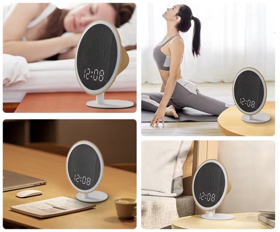 Liefjes & Co White Noise - Witte Ruis Apparaat - Klok - Slaaptrainer - Bluetooth Speaker van Liefjes & Co — afbeelding 3