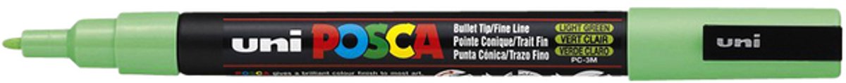 Paintmarker uni posca pc3m f lichtgroen | 6 stuks