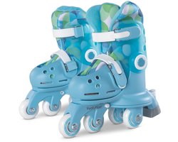 Yvolution - Twista Skates - Blauw - Verstelbare kinderskeelers - Van rolschaats naar skates - Maat 24 - 28