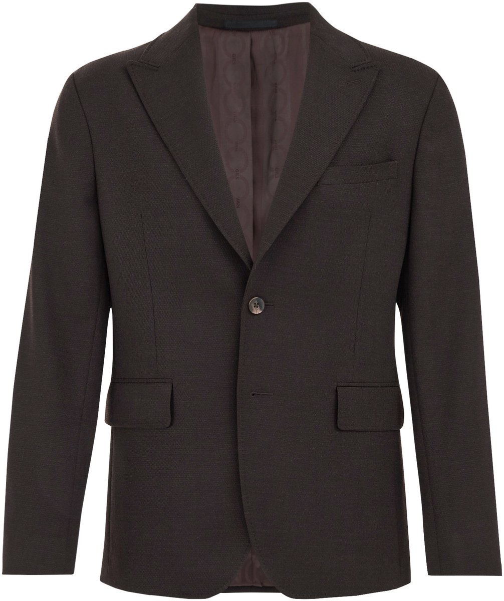 Van Gils Heren slim fit blazer met structuur