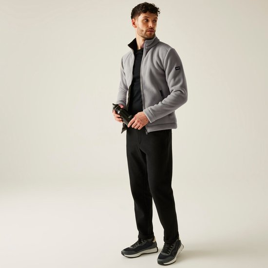 The Regatta Garrian Ii Bomber Jacket - Homme - Avec doublure en tissu Sherpa - Gris clair