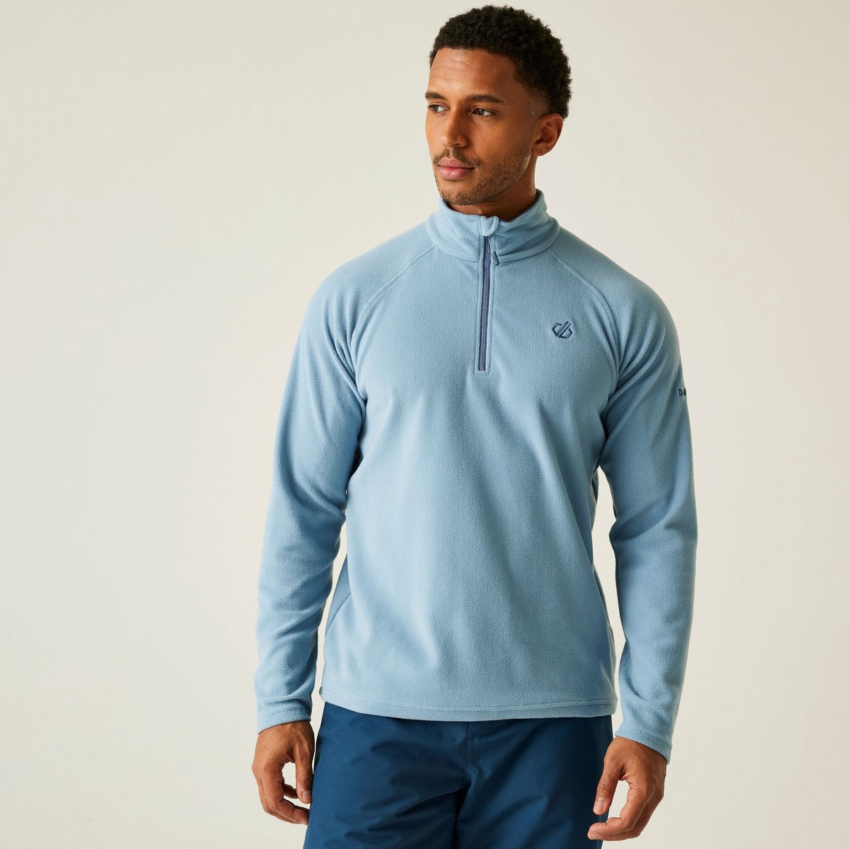 Fleece Hiking Heren Freethink II Blauw