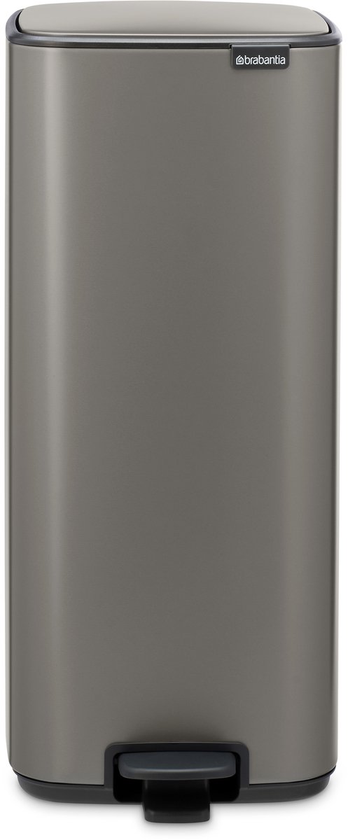 Brabantia Bo Pedaalemmer - 30 liter - Platinum
