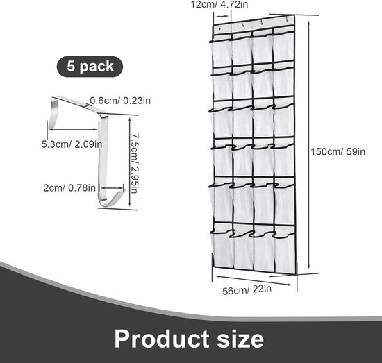 6-Stuks Multifunctionele Opvouwbare Tassen XL, XXL en XXXL met Rits voor Vele Doeleinden – Products Wanted