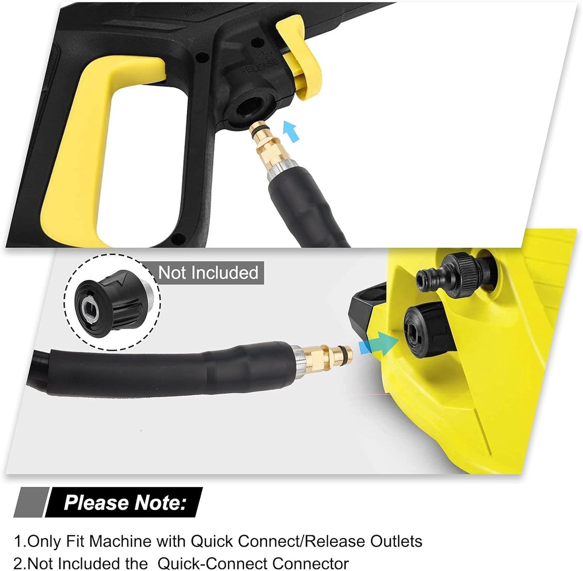 15M afvoer ontstoppingsslang voor Kärcher hogedrukreiniger, met sproeikop en roterende sproeikop, geschikt voor Karcher K2/K3/K4/K5/K6/K7 accessoires – foto 4