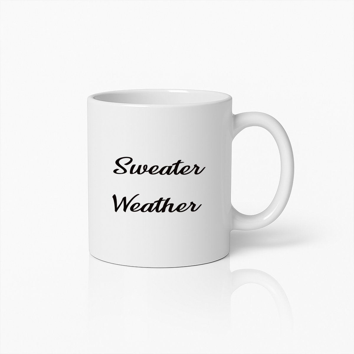 Sweater Weather Koffiemok – Gezellig Herfst en Winter Drinkware