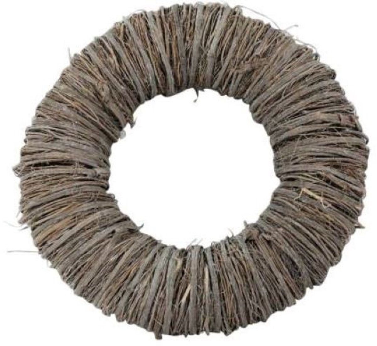 DBT Krans Kerstkrans Mactan Grass White Wash - Wit - D60cm