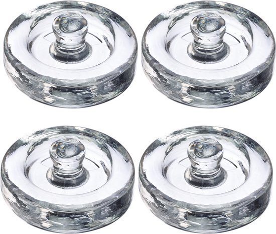 Poids de fermentation Westmark – Lot de 4 poids de fermentation en verre, accessoires de fermentation – Verre, Ø 8 cm, 4 pièces