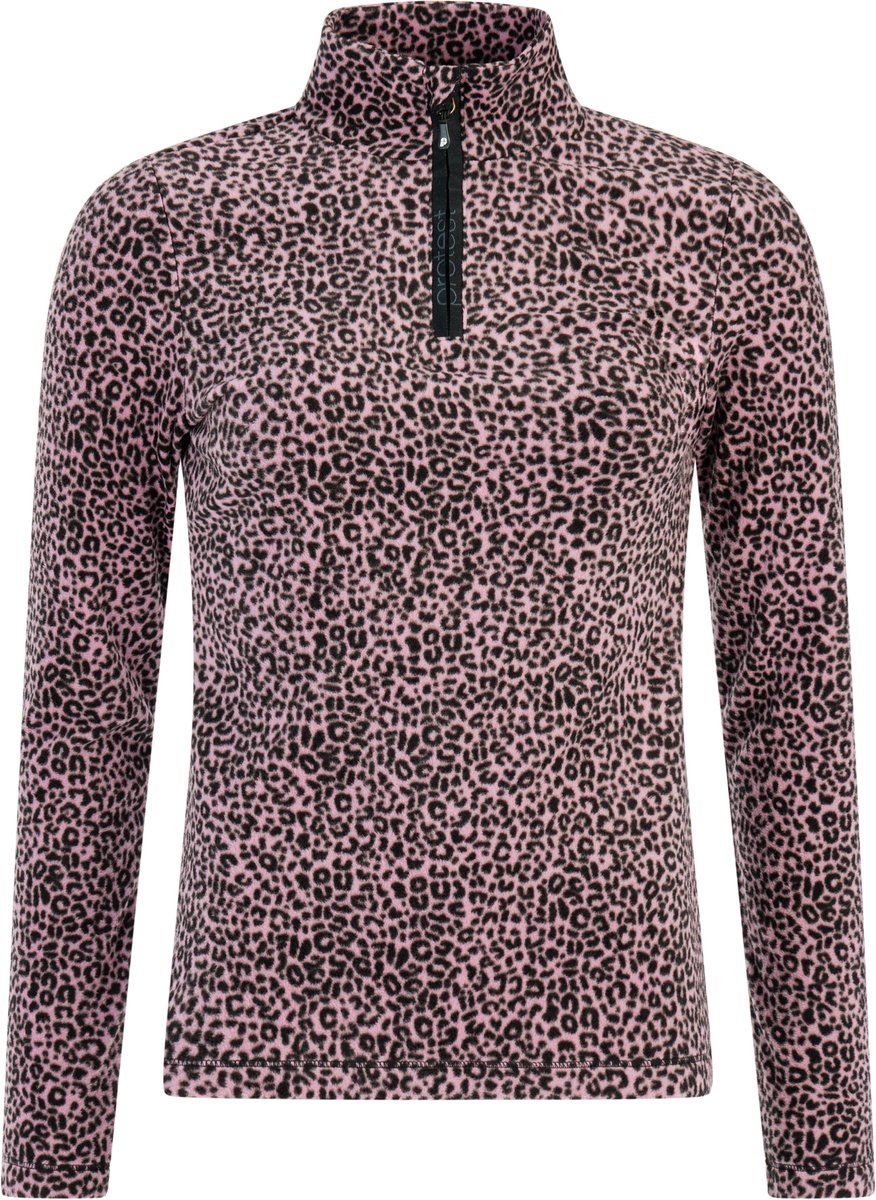 Protest PRTRefuzzy Skipully Dames Fleece 1/4 rits Roze