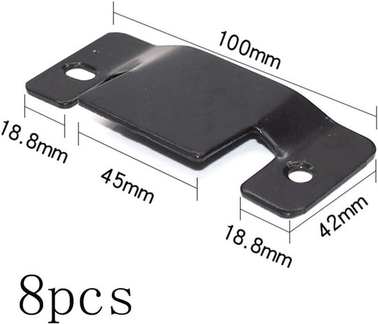 H0909 TS-K032 Iron Picture Frame Hooks & Hanging Hanger Set with Black Finish Al