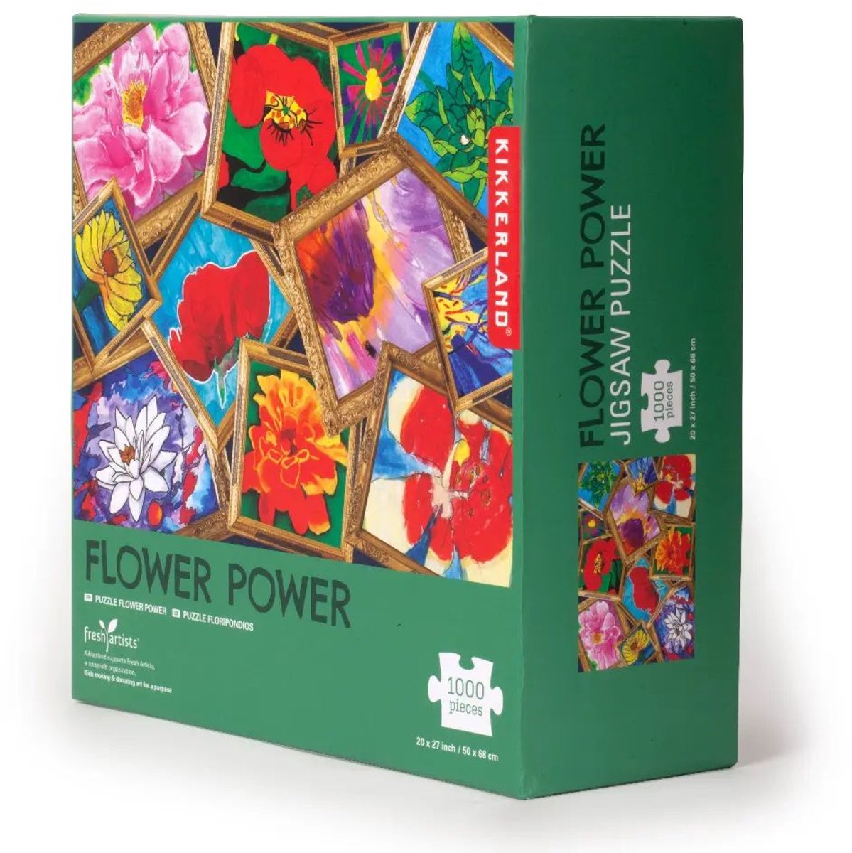 Kikkerland 1000 Stukjes Puzzel - Flower Power