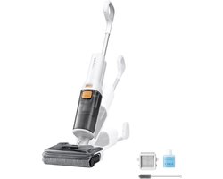 Roborock F25 GT-Vloerreiniger-Nat Droog Stofzuiger-draadloos-Elektrische dweil-20000 Pa-180° platliggend-90 °C Hoge temperatuur Sneldrogend-Zelfreiniging-Anti-Klits Rol voor Huisdierhaar-Randreiniging