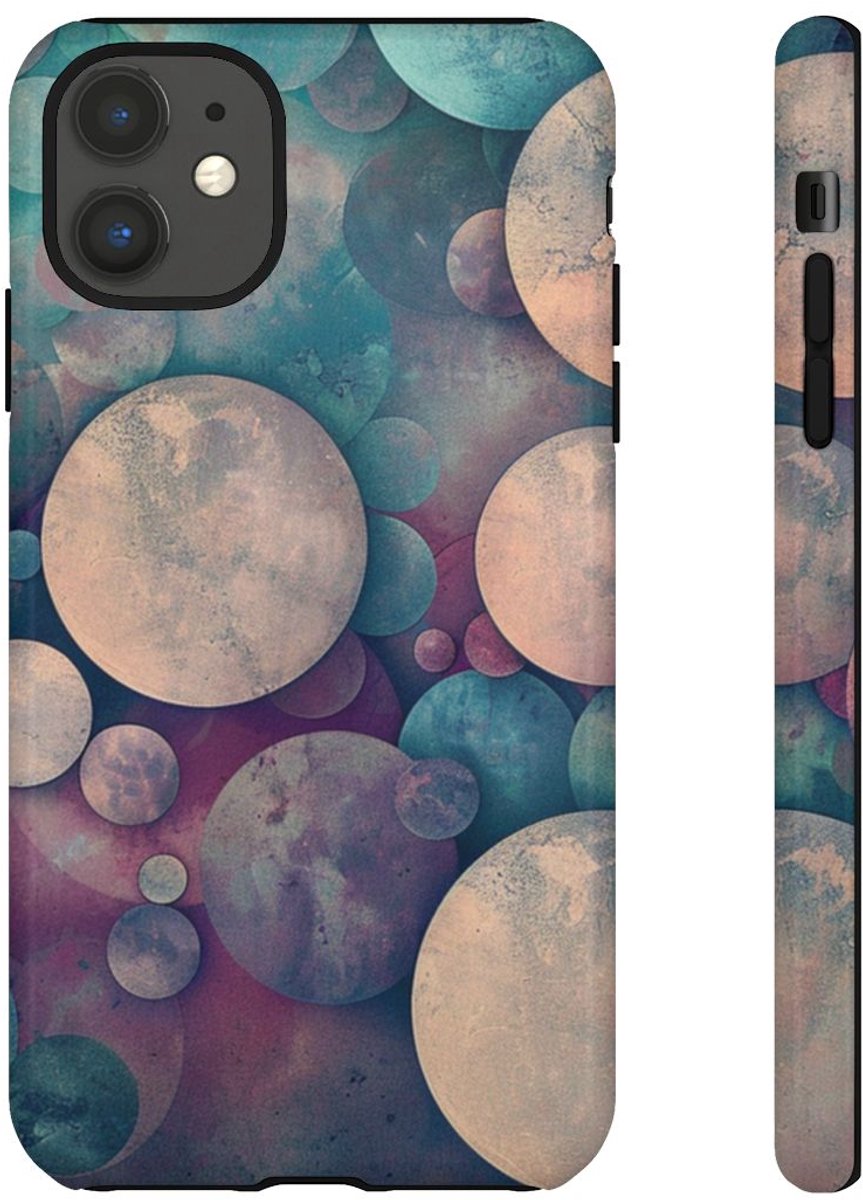 Dromerig Patroon van Veelkleurige Cirkels – Telefoonhoesje Geschikt voor iPhone 11