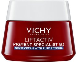 Vichy Liftactiv B3 Teint Egaliserende Nachtcrème - Voor elk huidtype - Verrijkt met pure Retinol en…
