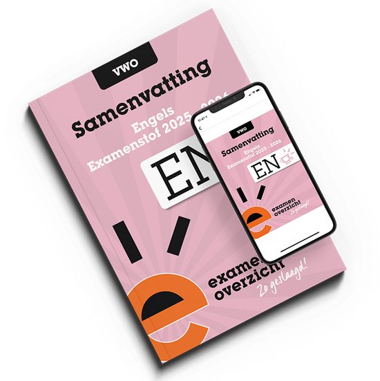 ExamenOverzicht - Samenvatting Engels VWO - cover