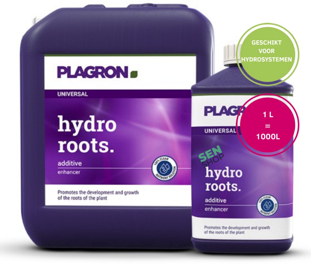 hydro wortelstimulator 5L, hydro root stimulator 5L, wortel stimulator voor Hydro systeem, wortel versterker, plagron, plagron hydro roots, rotostimulator, wortelstimulator