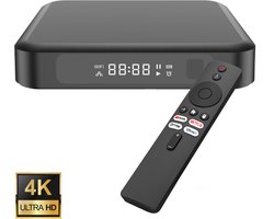 Android TV Streaming Box – Android 12 – Chromecast - 4K Ultra HD – Google Assistent – 16GB – WiFi & Bluetooth